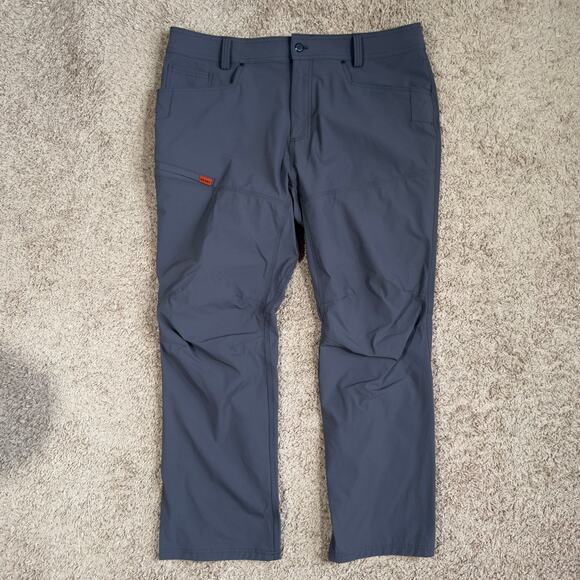 Brunt Costello Tech Work Pants 38x30 Gray Ripstop Workwear Utility - Picture 1 of 9